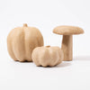 Papier Mache Mushroom &  Pumpkins in Size Medium & Small  | Conscious Craft